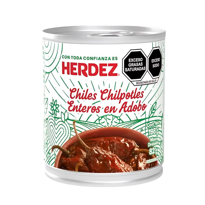 Herdez Chipotles Adobado 24 x 198 g