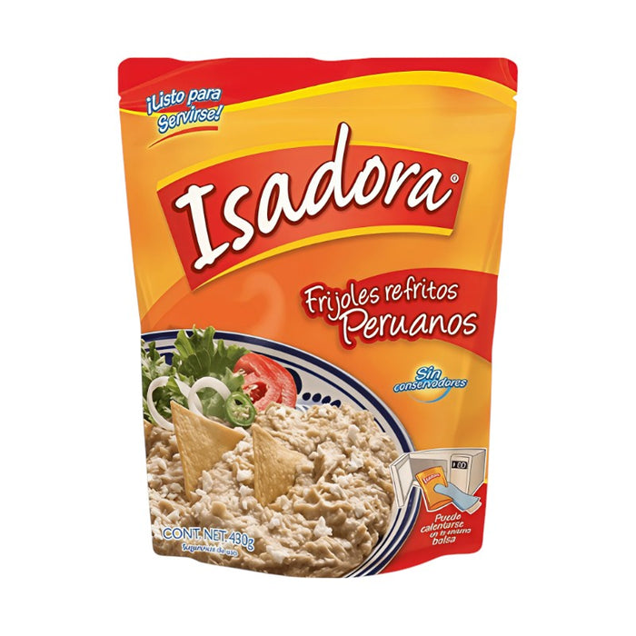 FRIJO ISADORA 430 GR FRIJOLES PERUANOS REFRITOS BOLSA
