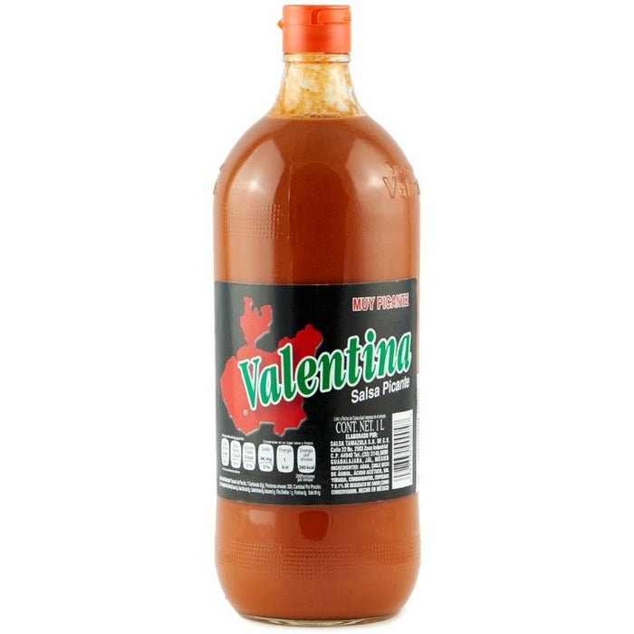 SALPIC VALENTINA 1 LT NEGRA VIDRIO