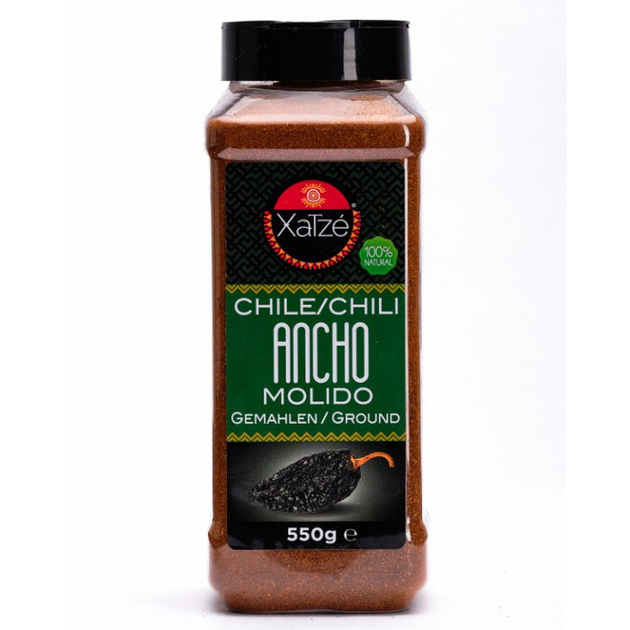 POWD XATZE 550 GR CHILE ANCHO MOLIDO
