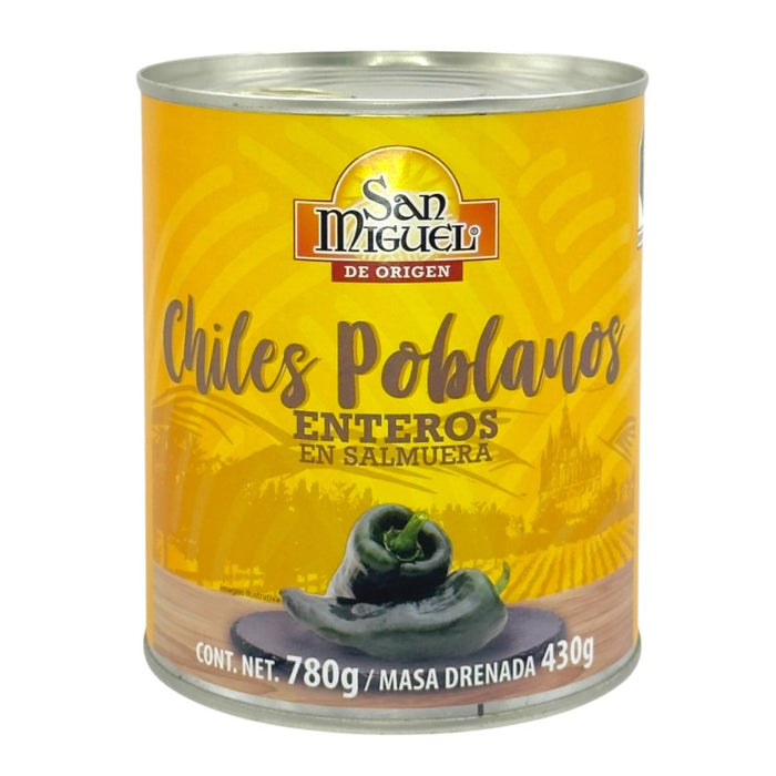 VERDURAS SAN MIGUEL 780 GR CHILE POBLANO ENTERO