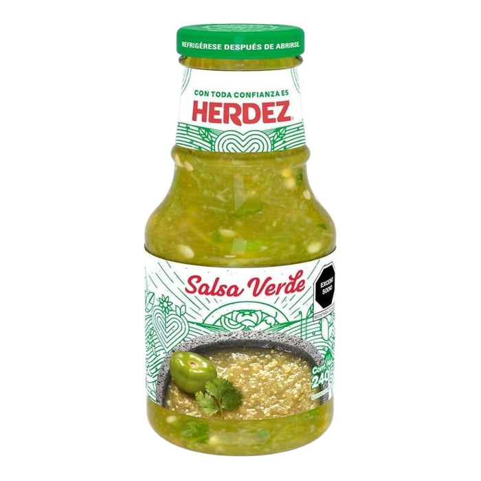 SALSA HERDEZ 240 GR SALSA VERDE VASO