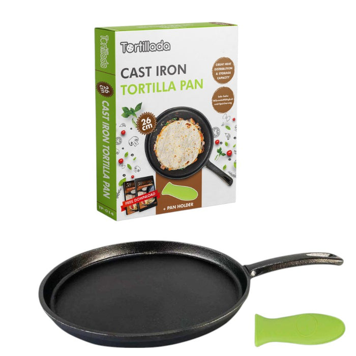 UTENS TORTILLADA 26 CM HIERRO FUNDIDO TORTILLA