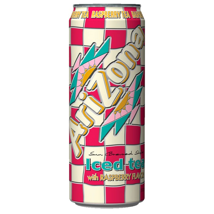 Lata de té helado de frambuesa Bever Arizona de 650 ml (edición estadounidense)