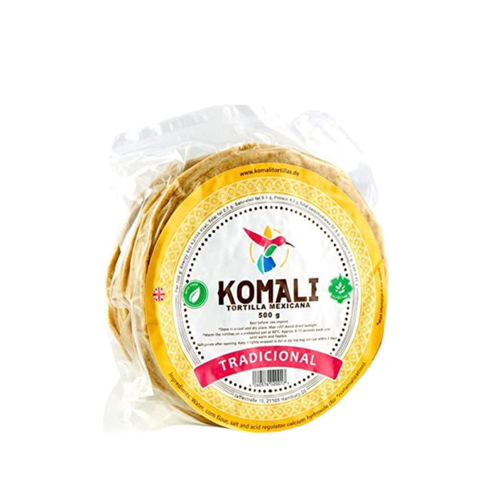 TORTI KOMALI 500 GR MAIZ 15 CM TRADICIONAL