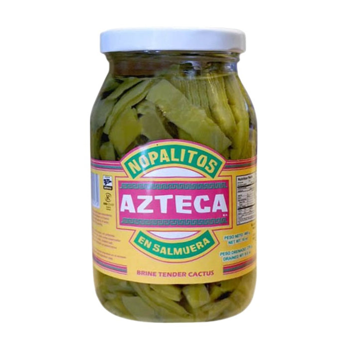 VERDURAS AZTECA 460 GR NOPAL TIRAS FRASCO