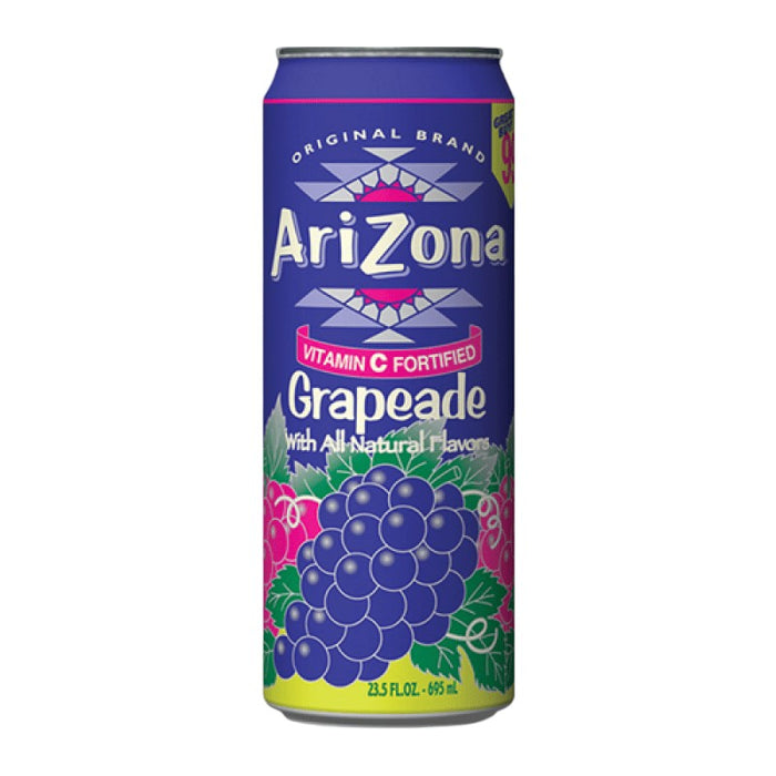 Lata de refresco de uva Bever Arizona de 650 ml (edición estadounidense)