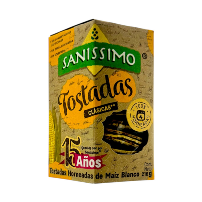 TOSTA SANISSIMO 216 GR TOSTADA DESHIDRATADA