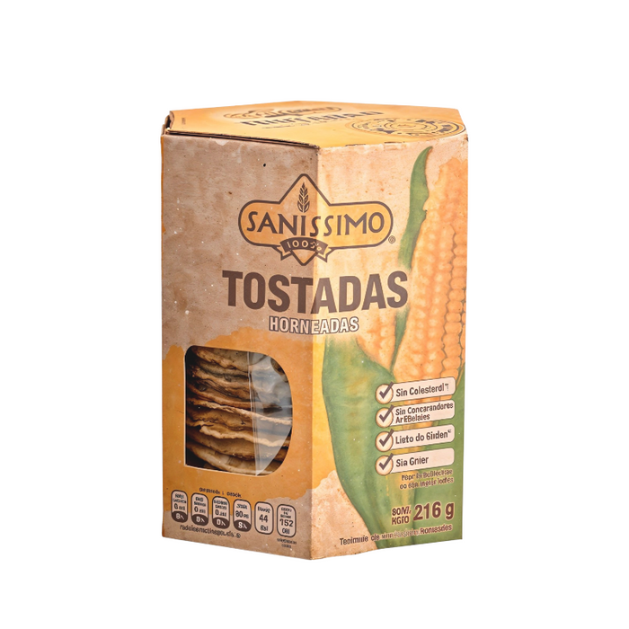 TOSTA SANISSIMO 216 GR TOSTADA DESHIDRATADA