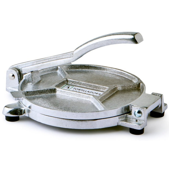 UTENS PRENSA TORTILLA 18 CM ALUMINIO ECONOMICA CON REGATONES