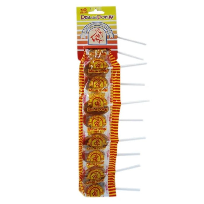 CARAMELOS REAL DEL POTOSI 10 x 14 GR PALETON TIRA