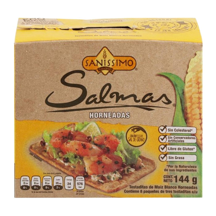 Sanissimo Salmas Horneadas (28 un) 144 g