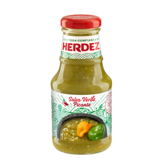 SALSA HERDEZ 240 GR SALSA VERDE PICANTE VASO