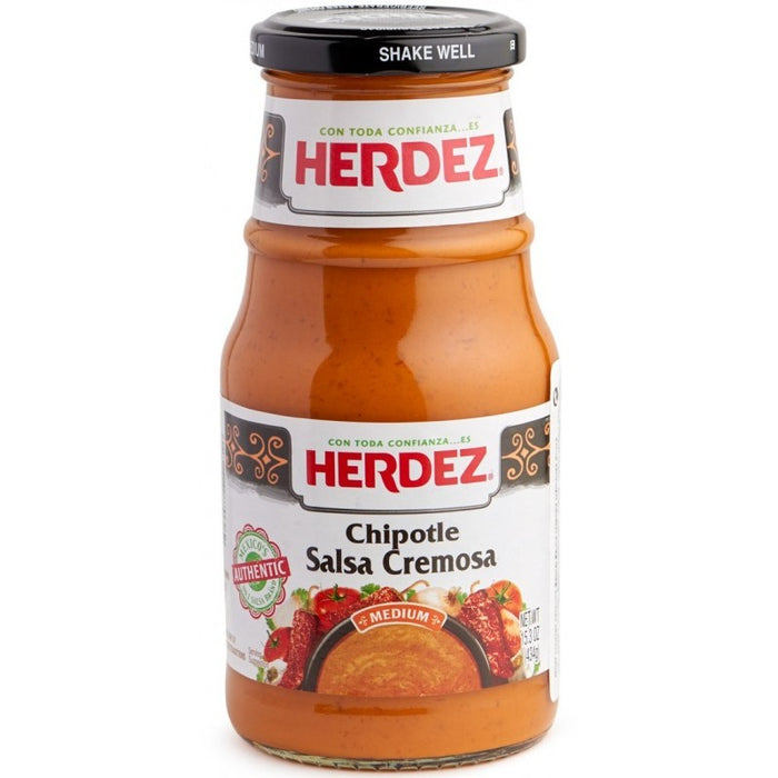 SALSA HERDEZ 434 GR SALSA CHIPOTLE CREMOSA VASO (6 UN)