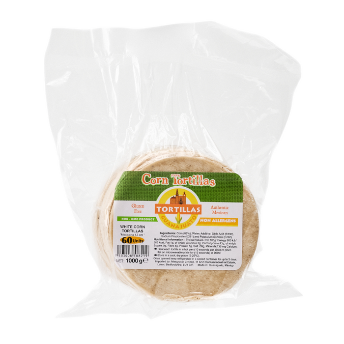 TORTI MAÍZ GUANAJUATO 1 KG 12 CM MAÍZ BLANCO MEXICANA