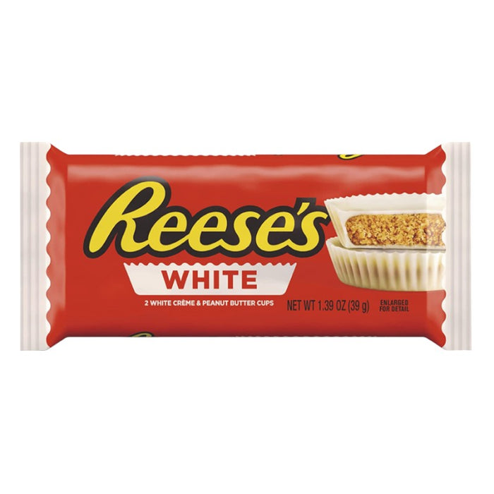 DULCES REESES 24 TAZAS DE MANTEQUILLA DE CACAHUETE BLANCA DE 39,5 GR
