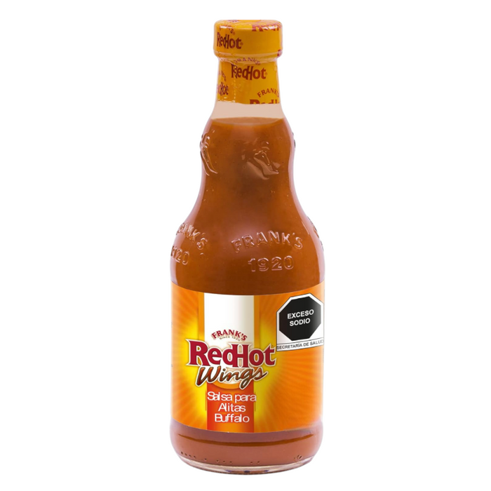 SALPIC FRANKS RED HOT 354 ML SALSA PARA ALITAS DE BÚFALO (EDICIÓN MÉXICO)
