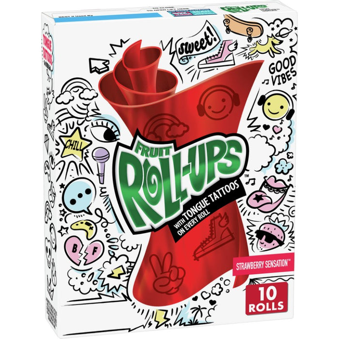 Fruit Roll Ups Strawberry Sensation 10 x 14 g