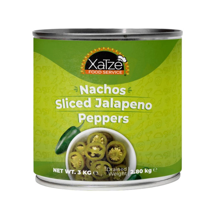 NACHOS DE CHILE XATZE 2.8 KG FS JALAPEÑO