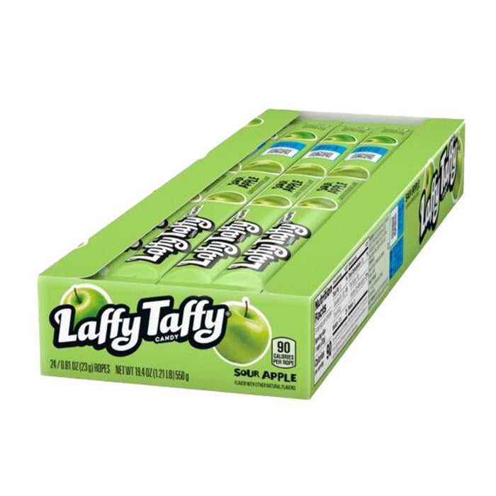 CARAMELOS LAFFY TAFFY 24 x 23 GR CUERDA MANZANA ÁCIDA