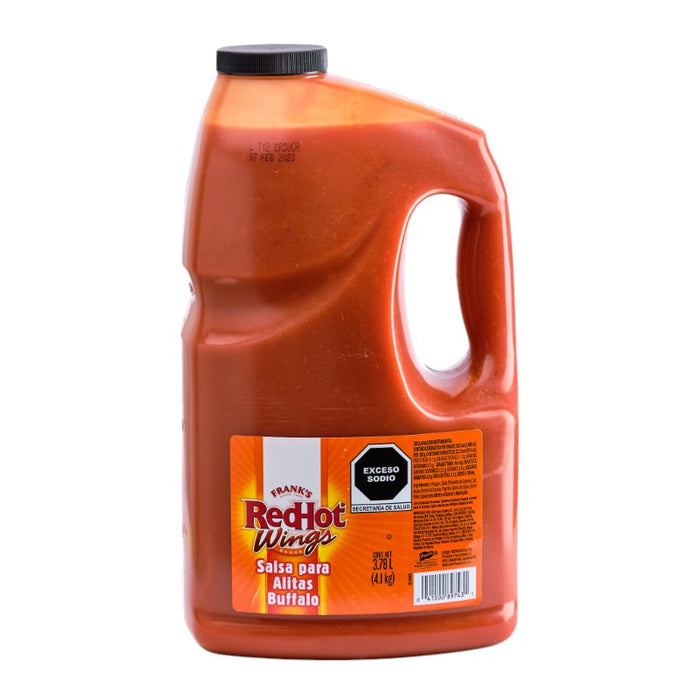 SALPIC FRANKS RED HOT 3.78 LT SALSA PARA ALITAS DE BÚFALO (EDICIÓN MÉXICO)