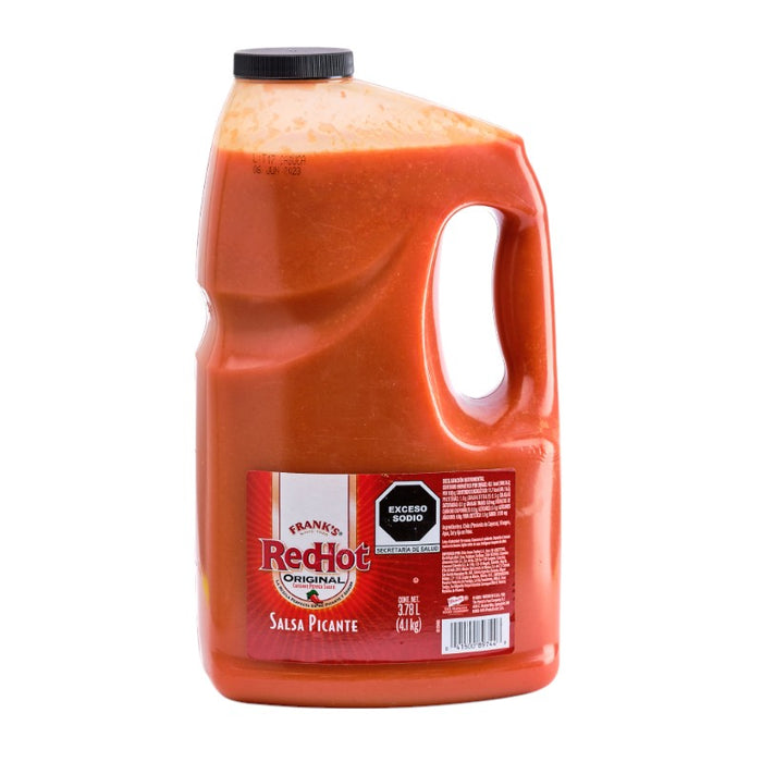 SALPIC FRANKS RED HOT 3.78 LT SALSA ORIGINAL (EDICIÓN MÉXICO)