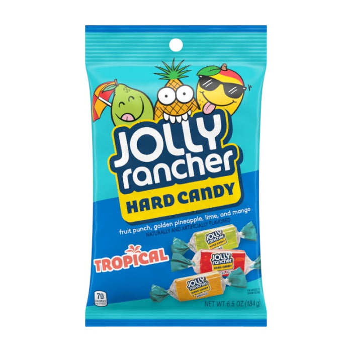 CARAMELOS JOLLY RANCHER 184 GR CARAMELOS DUROS TROPICAL (12 UN)