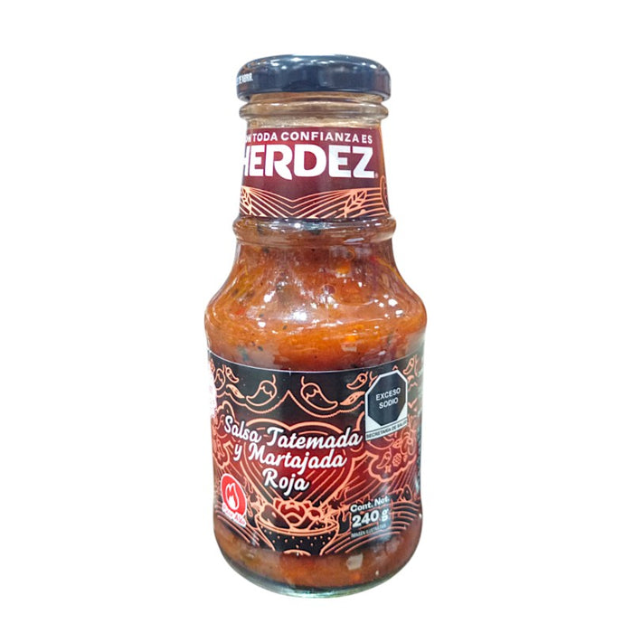 Herdez Salsa Roja Roasted Glass (Spicy) 240 g