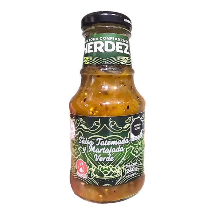 SALSA HERDEZ 240 GR SALSA VERDE VIDRIO ASADO (PICANTE)