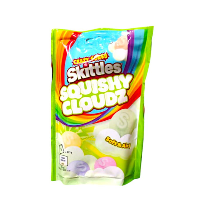 CANDY SKITTLES 94 GR CRAZY SOURS SQUISHY CLOUDZ