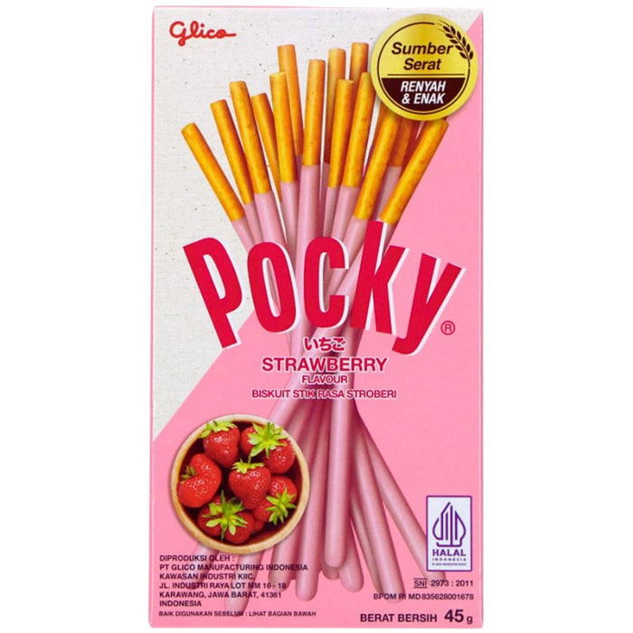 PASTR POCKY 10 x 45 GR FRESA