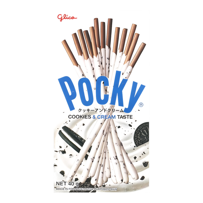 XPROD POCKY 10 x 40 GR COOKIES & CREAM