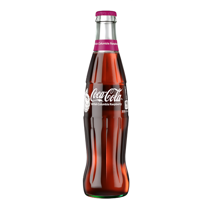 XPROD COCA COLA 355 ML BRITISH COLUMBIA RASPBERRY GLASS