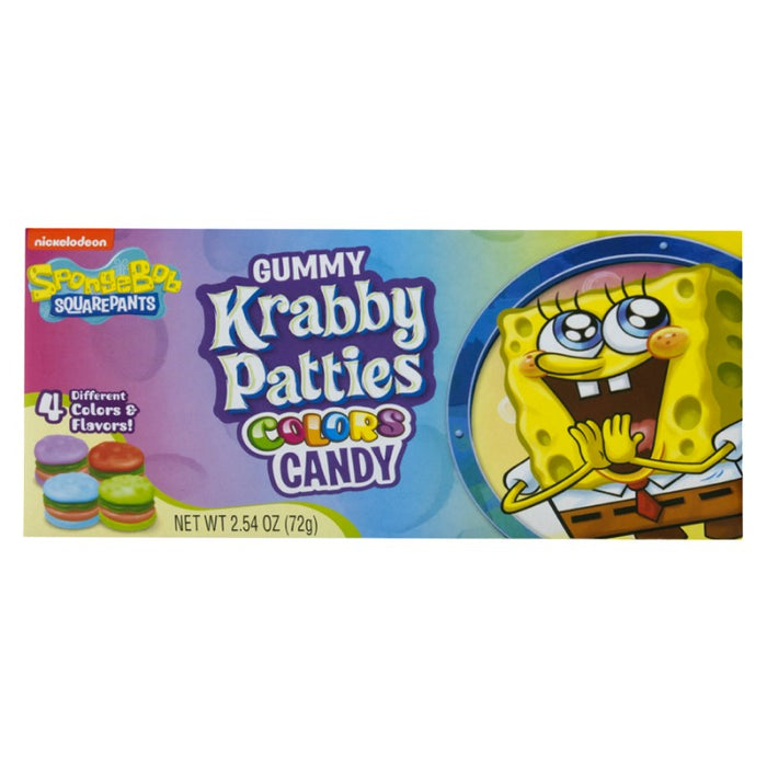 DULCES BOB ESPONJA 72 GR CANGREBURGOS COLORES CAJA DE TEATRO
