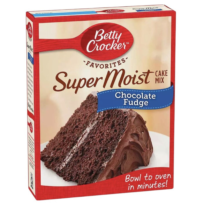 MEZCLA PARA PASTEL DE CHOCOLATE FUDGE SUPERHÚMEDO DE 375 GR DE HARIN BETTY CROCKER