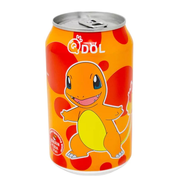 BEVER QDOL 330 ML AGUA CON GAS POKEMON CHARMANDER LYCHEE