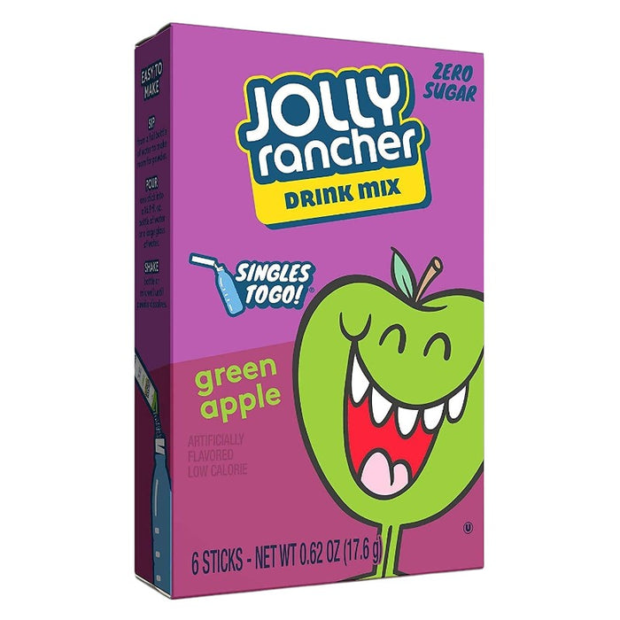 PWDDK JOLLY RANCHER 6 x 2.9 GR MANZANA VERDE INDIVIDUAL