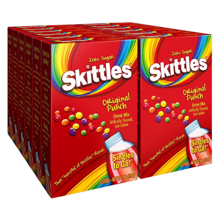 PWDDK SKITTLES 6 x 2,58 GR PONCHE INDIVIDUAL ORIGINAL