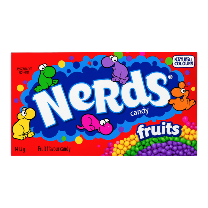 CAJA DE TEATRO CANDY NERDS FRUTAS 142 GR