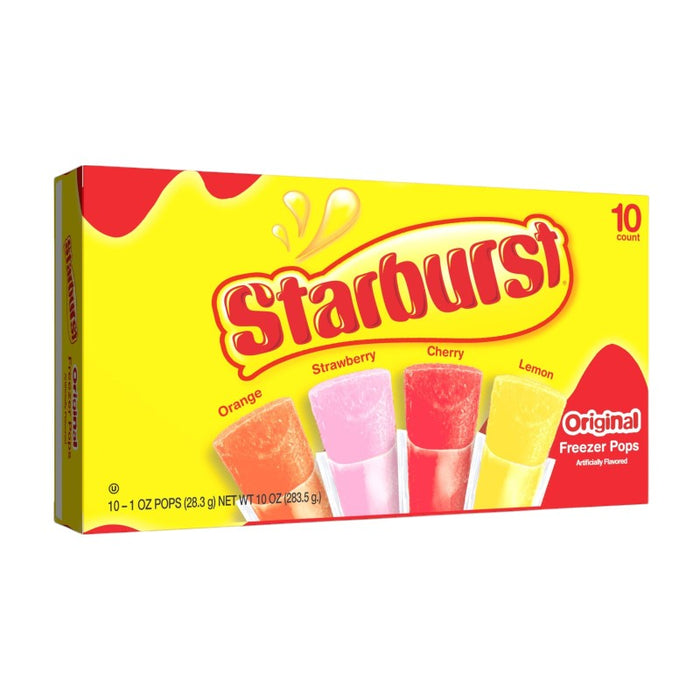 CANDY STARBURST 10 paletas congelables de 28,3 gr