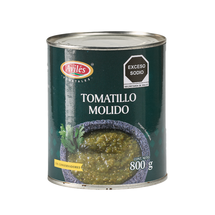 VERDURAS AVILES 800 GR TOMATILLO MOLIDO
