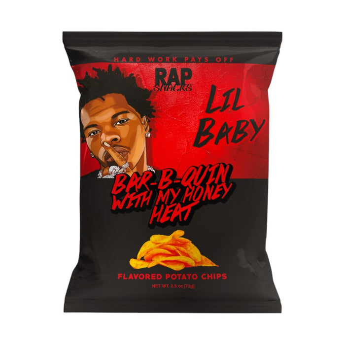 SNACK RAP SNACKS 71 GR LIL BABY BAR-B-QUIN CON MIS PATATAS FRITAS HONEY HEAT (12 UN)