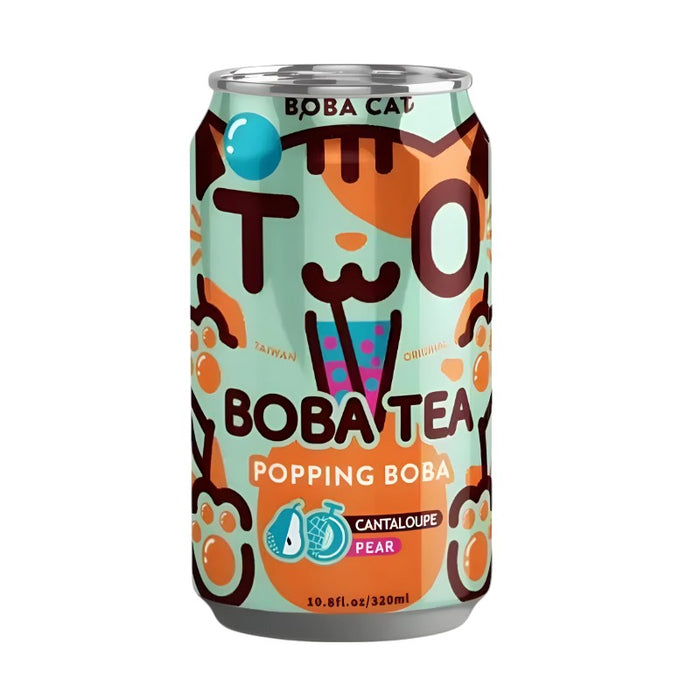 BEVER BOBA CAT 320 ML TÉ DE MELÓN Y PERA