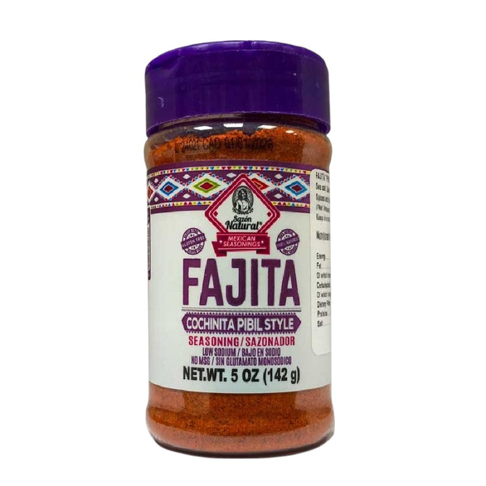 SAZÓN NATURAL 142 GR PARA FAJITA COCHINITA PIBIL