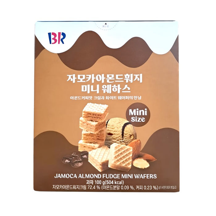 CANDY BASKIN ROBINS 100 GR JAMOCA ALMENDRAS FUDGE MINI OBLEAS ASIÁTICAS