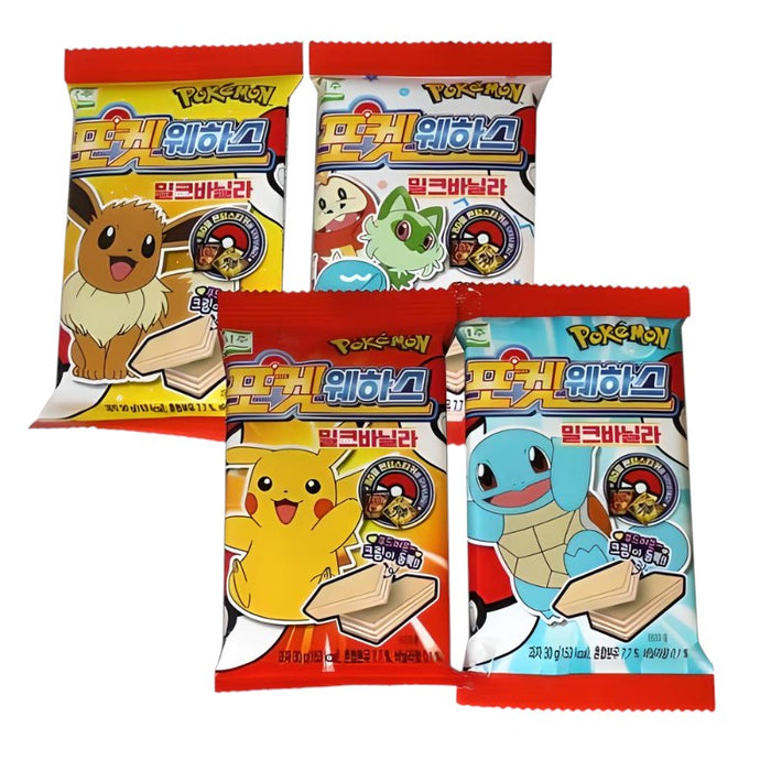 CARAMELOS SEOJU 20 x 30 GR POKEMON AGUA LECHE VAINILLA ASIÁTICOS