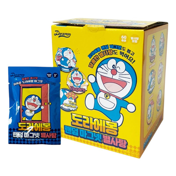 CARAMELOS ICD 60 x 5 GR DORAEMON ALEATORIO IMÁN ESTRELLA ASIÁTICA