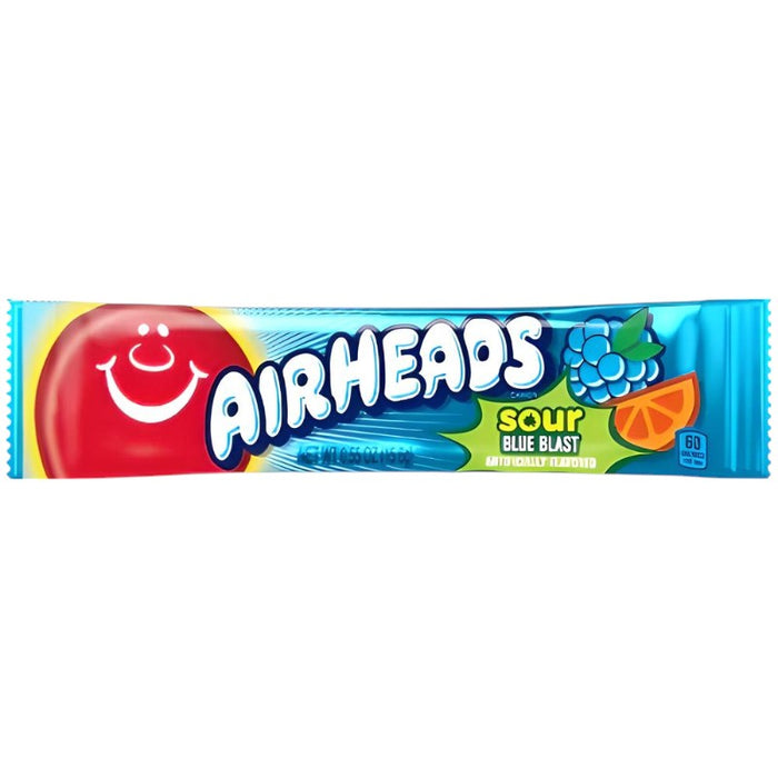 CARAMELOS AIRHEADS 36 x 15.6 GR EXPLOSIÓN AZUL ÁCIDA