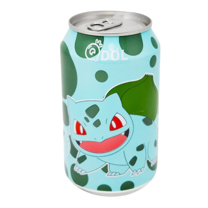 BEVER QDOL 330 ML AGUA CON GAS DE UVA POKEMON BULBASOR