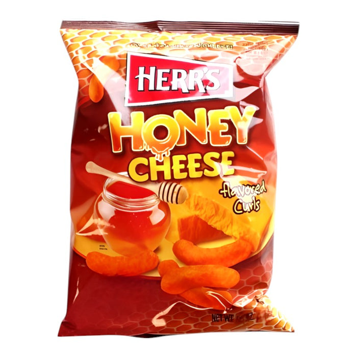 SNACK HERRS 113 GR RIZOS DE QUESO CON MIEL